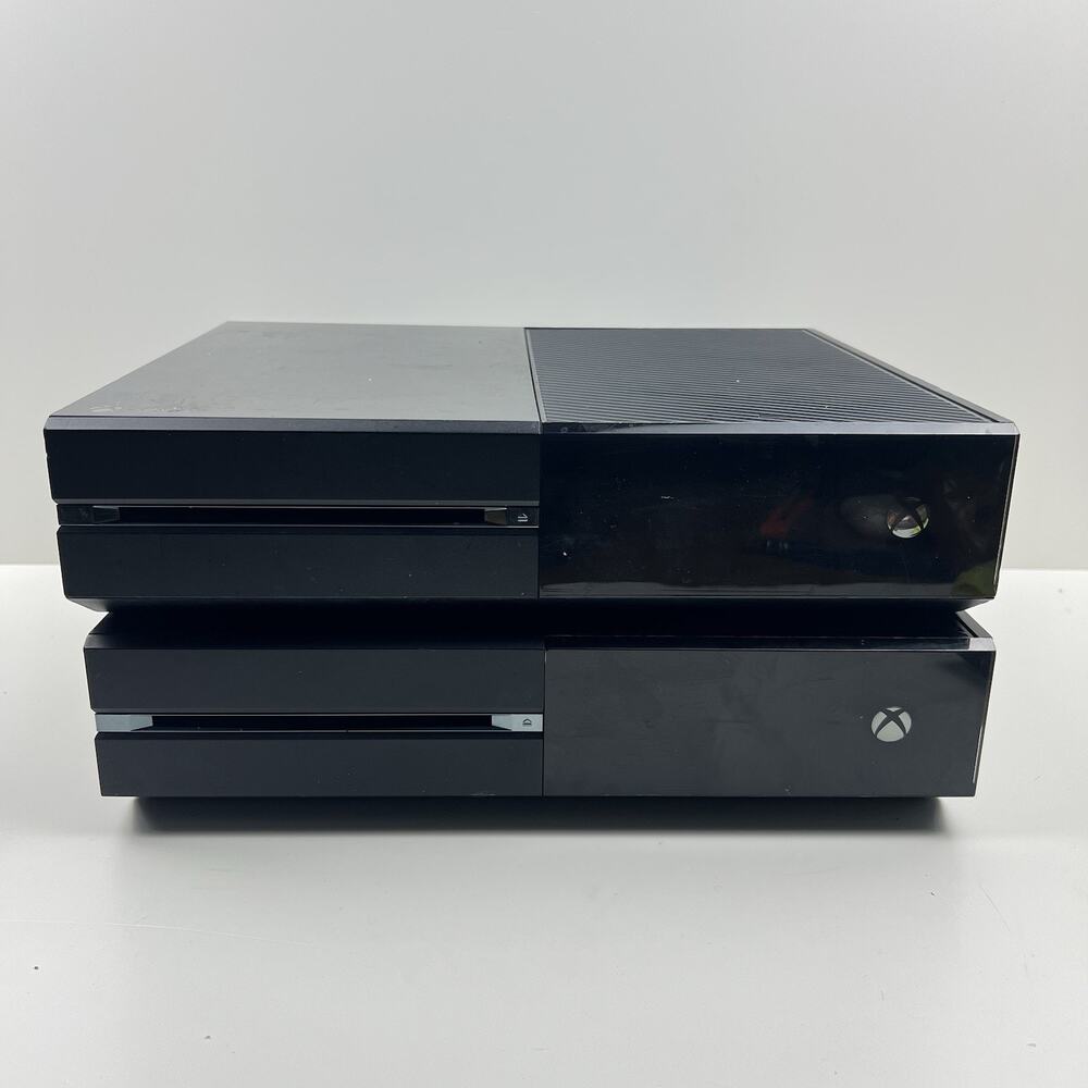 Microsoft Xbox One 500GB 1540 Black Console AS IS for PART Lot Of 2, READ DESC